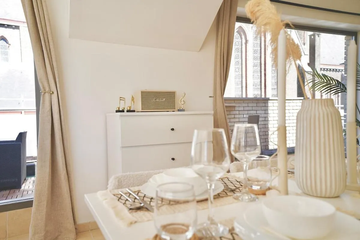 Penthouse With A Neo-Gothic Parish Church View Ghent Apartment